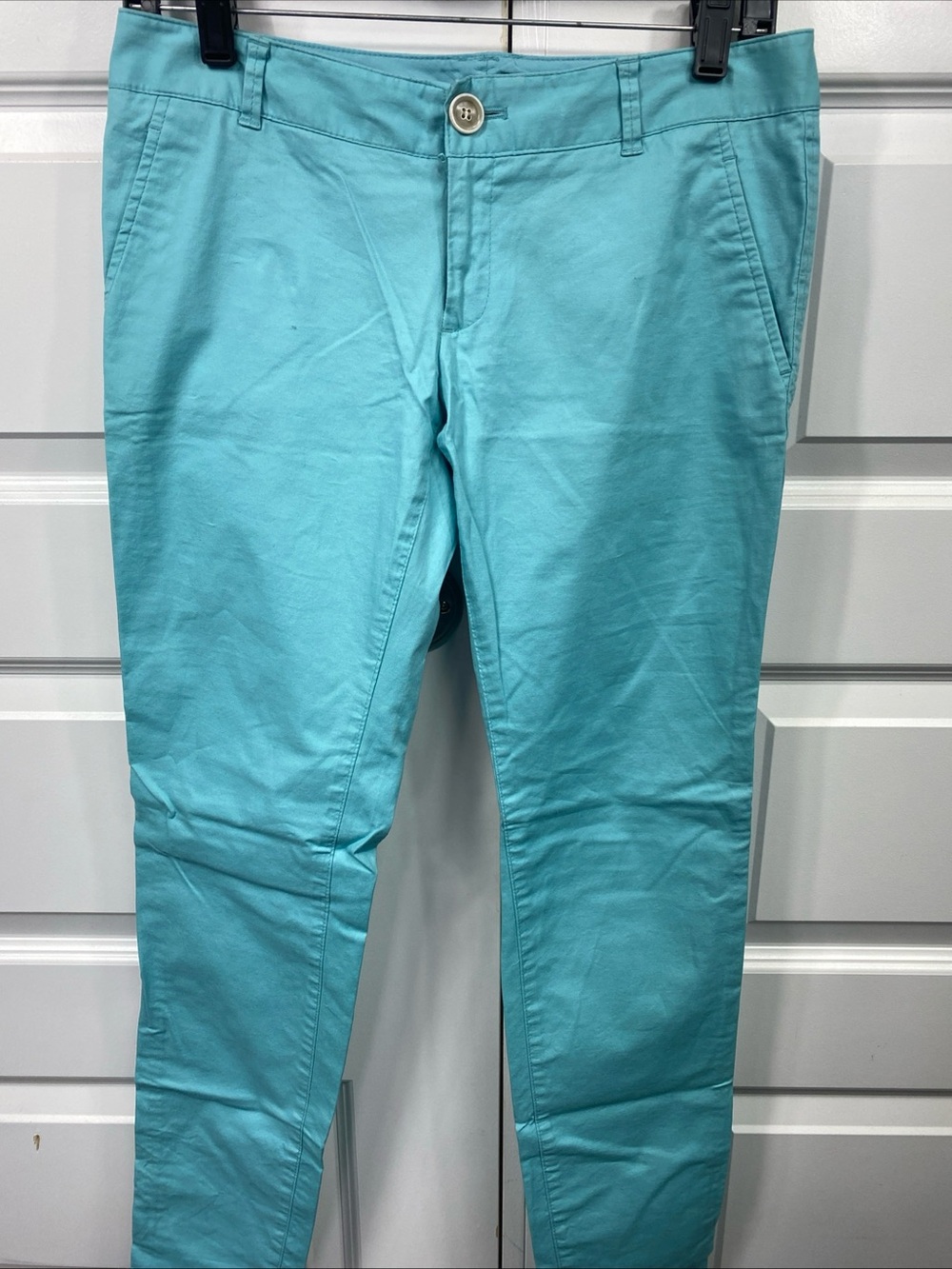 The Limited Drew Fit Teal Turquoise Chino Pants Women 0R Casual Preppy